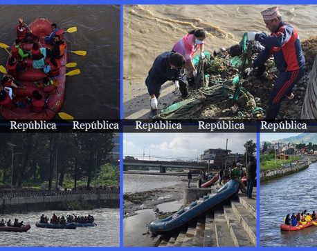 In Pictures: Rafting at Bagmati River on the occasion of Bagmati River Festival 2022