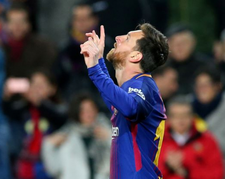 Messi double helps Barca reach King's Cup quarter-finals