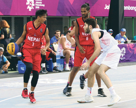 Nepal beats Syria in men’s basketball at Asian Games