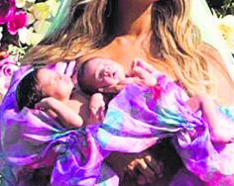 Beyonce introduces twins Sir Carter, Rumi