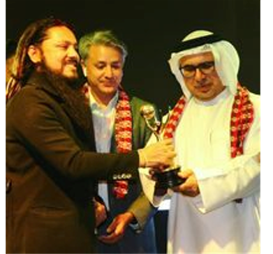 Nepali Singer Dhakal honored with MSN Excellence Award in Dubai