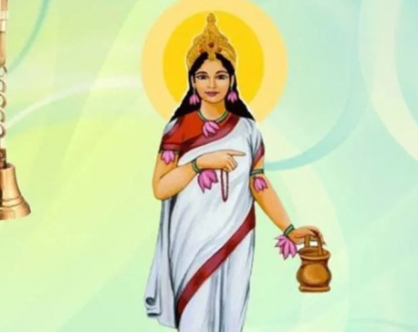 Goddess Brahmacharini being worshiped today
