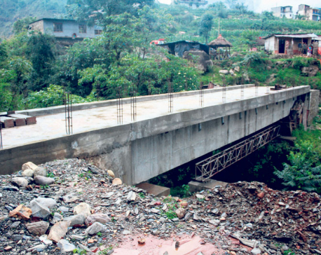 Delay in bridge construction affects Baglung locals