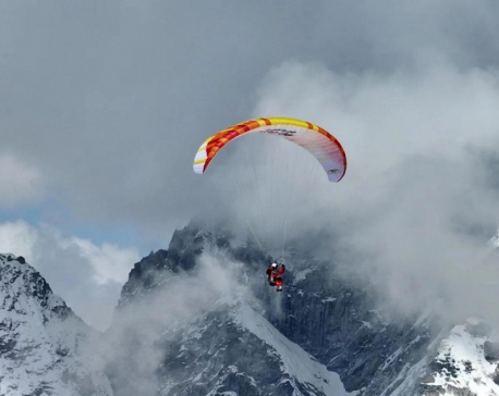 Chinese paraglider Shengtao feted