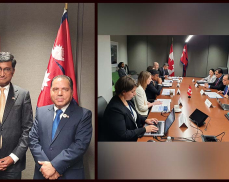 Foreign Secy Paudyal requests Canada govt to make arrangements to issue visa in Kathmandu