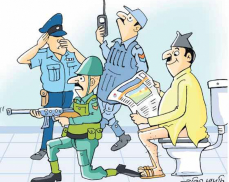 Three VVIPS have 675 security personnel, spend 18.7 million per month