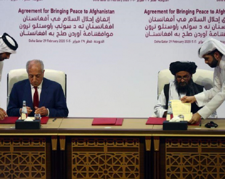 U.S.-Taliban sign historic troop withdrawal deal in Doha