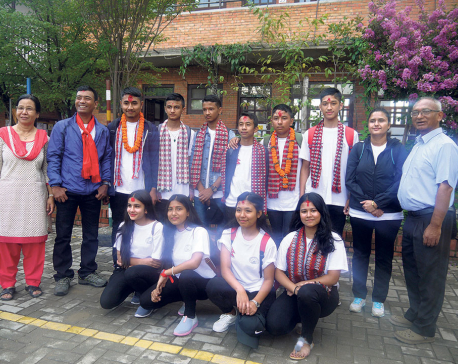 Nepali students set for China