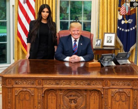 Kim Kardashian West makes another White House visit