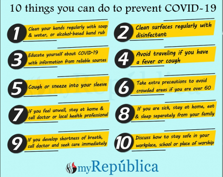 10 things you can do to prevent COVID-19