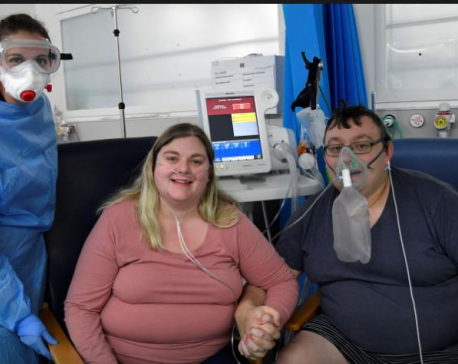 A sick couple rushed to marry in UK COVID ward. Now they have a second chance
