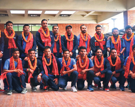 Nepal cricket team returns home after historic ODI win, aims Asia Cup qualification