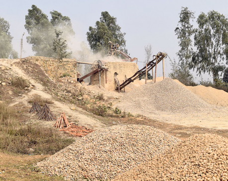 Crusher industries stop supplying stones, gravel and sand starting today