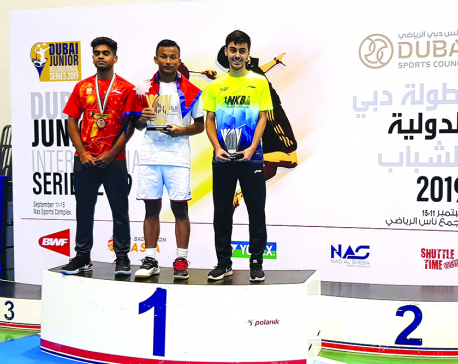 Dahal defeats world No 9 to win Dubai Junior Int’l