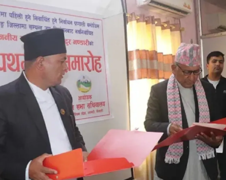 Newly-elected Sudurpaschim Province Assembly member Bhandari sworn in