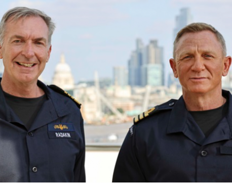 Actor Daniel Craig appointed honorary Royal Navy Commander