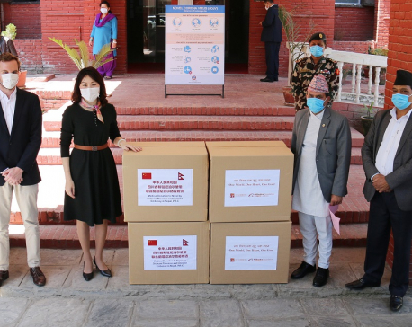 Medical equipment donated by Jack Ma and Alibaba foundations to combat COVID-19 arrive in Kathmandu
