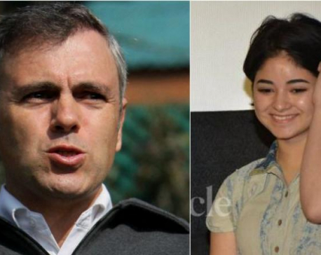 Omar Abdullah comes out in support of Zaira Wasim