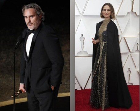 Fashion and politics hand-in-hand at Oscars red carpet