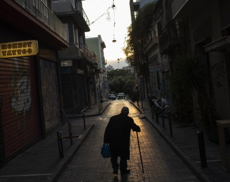 No cafes, no tourists: Virus empties streets of old Athens