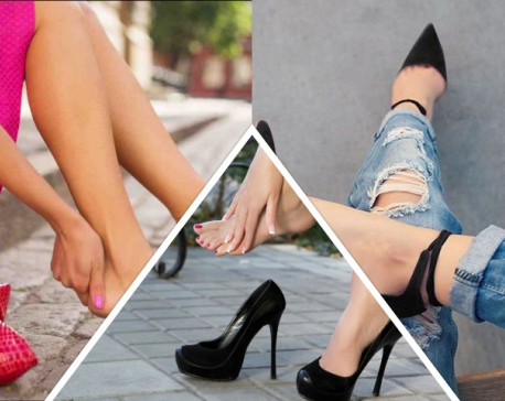 How to wear high heels without pain