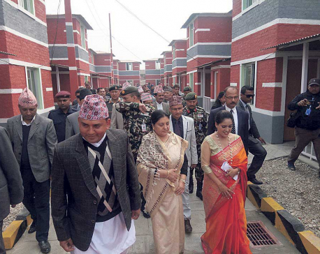 Homes built by Dhurmus-Suntali handed over to flood victims