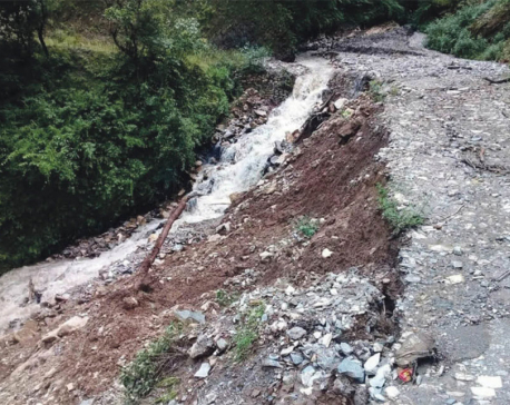 Most rural Rolpa roads dilapidated and inoperable, residents forced to walk