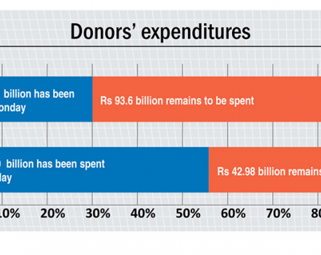 Aid donors also spent more on recurrent programs