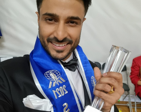 Dr Santosh Upadhyaya secured 3rd runner-up title at Mister Supranational 2021