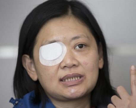 Eye blinded covering Hong Kong protests, Indonesian reporter seeks justice