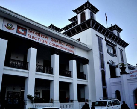 NCP's Dahal-Nepal faction visits Election Commission to reiterate their claim of being authentic