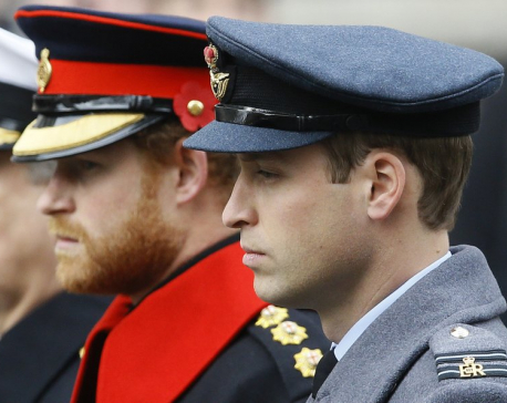 Princes William, Harry won’t walk side-by-side at funeral
