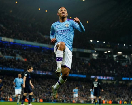 Jesus double helps Man City inflict first defeat on Ancelotti