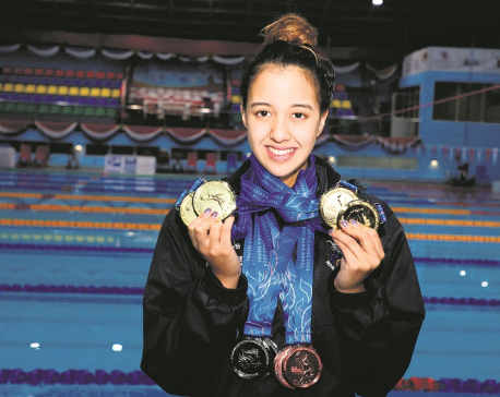 Gaurika bags record fourth gold