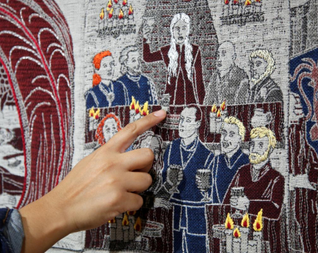 Fire and thread: Bayeux-inspired 'Game of Thrones' tapestry unveiled in France