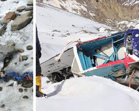Nepal Army-led mountain cleaning team finds 15-year-old helicopter wreckage, human remains