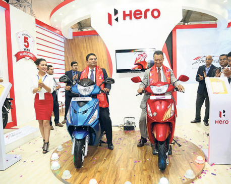New range of Hero scooters launched in Nepal