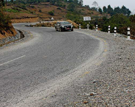 Slow construction of Mid-Hill highway, a project of national pride