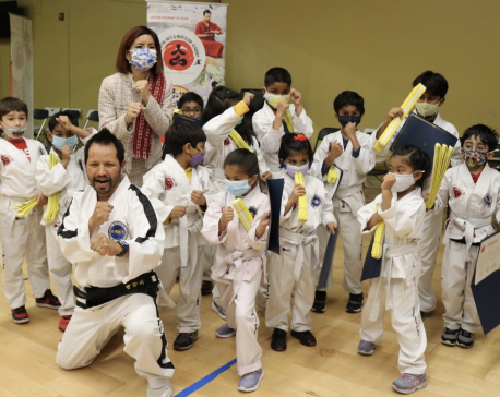 US Martial Arts & Meditation Academy conducts Taekwondo Belt Test