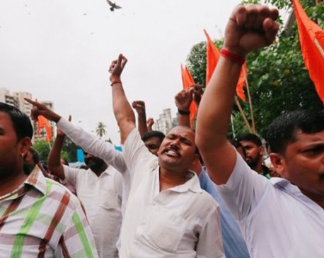 Indian police detain 450 after violent minority protests