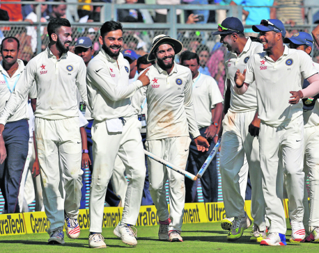 India demolishes England to clinch Test series