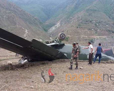 Pilot killed, 2 injured as NA cargo airplane crashes in Bajura