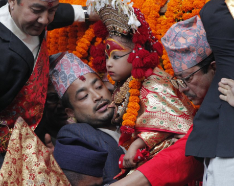 Nepal festival season starts with goddess, dance