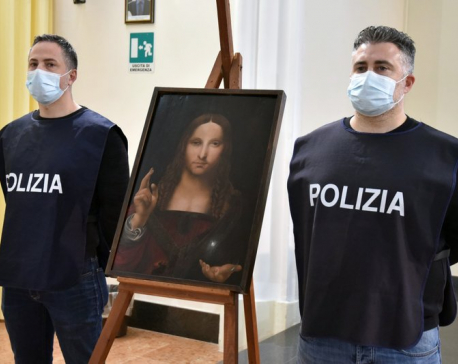 Italian police find stolen copy of Leonardo ‘Salvator Mundi’