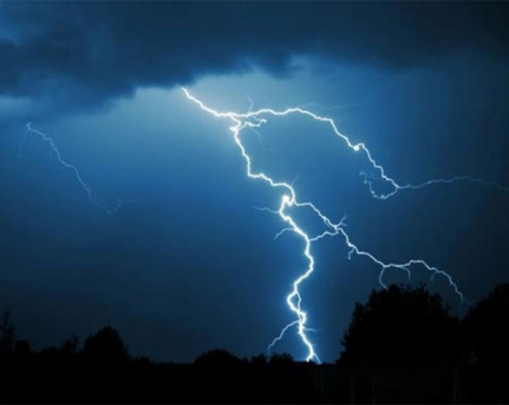 Lightning kills two, injures nine in Khotang