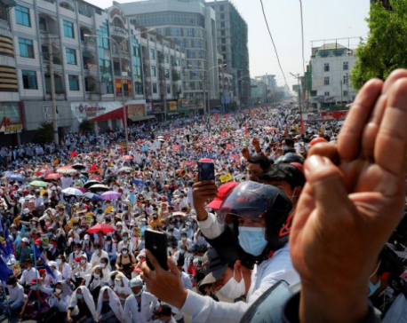 Strike grips Myanmar, anti-coup protesters defy junta's lethal warning
