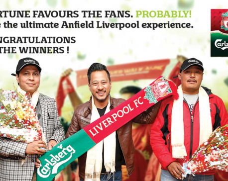 Carlsberg sending three lucky draw winners to Liverpool
