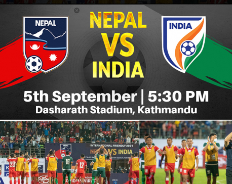 Nepal loses 1-2 to India in their second int'l football friendly