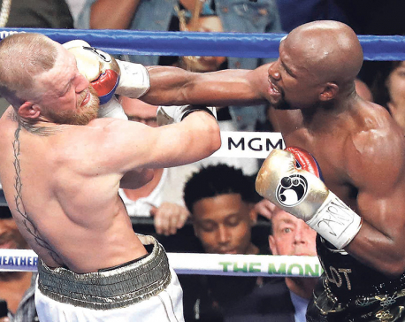 Mayweather silences McGregor with 10th round TKO