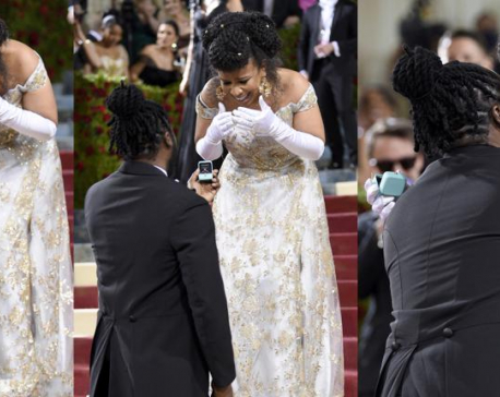 Met Gala moment | Red carpet proposal sparks cheers, joy